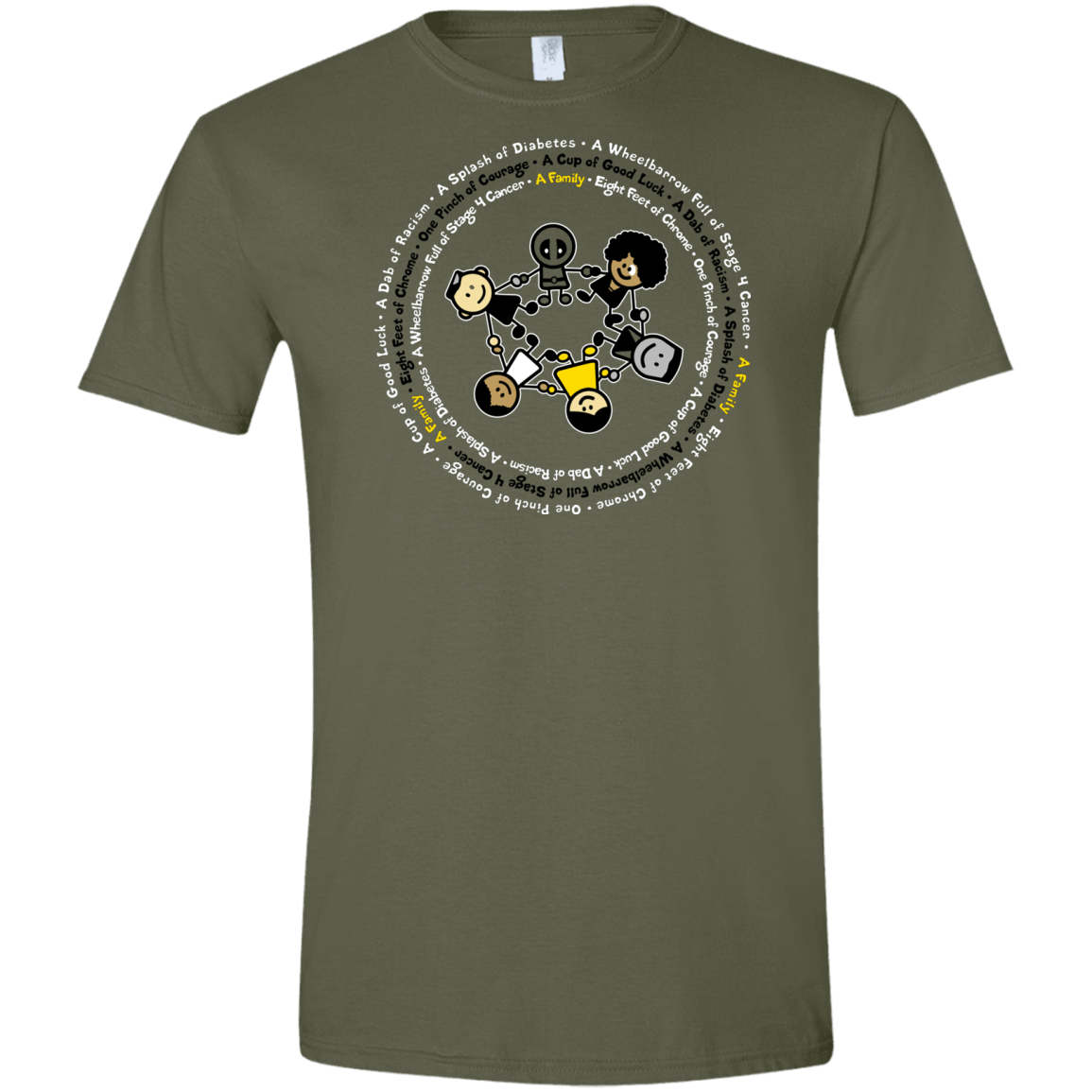 Support Family Men's Semi-Fitted Softstyle