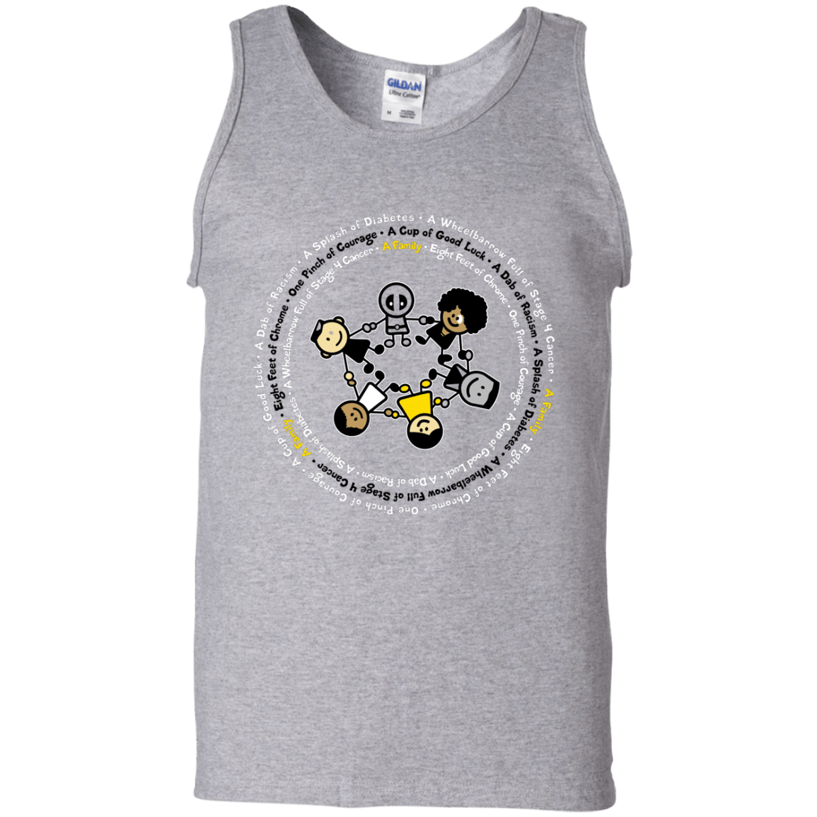 Support Family Men's Tank Top