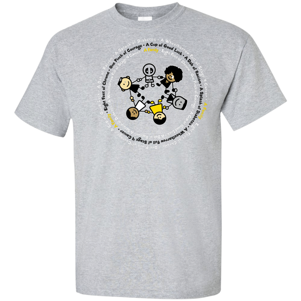 T-Shirts Sport Grey / XLT Support Family Tall T-Shirt