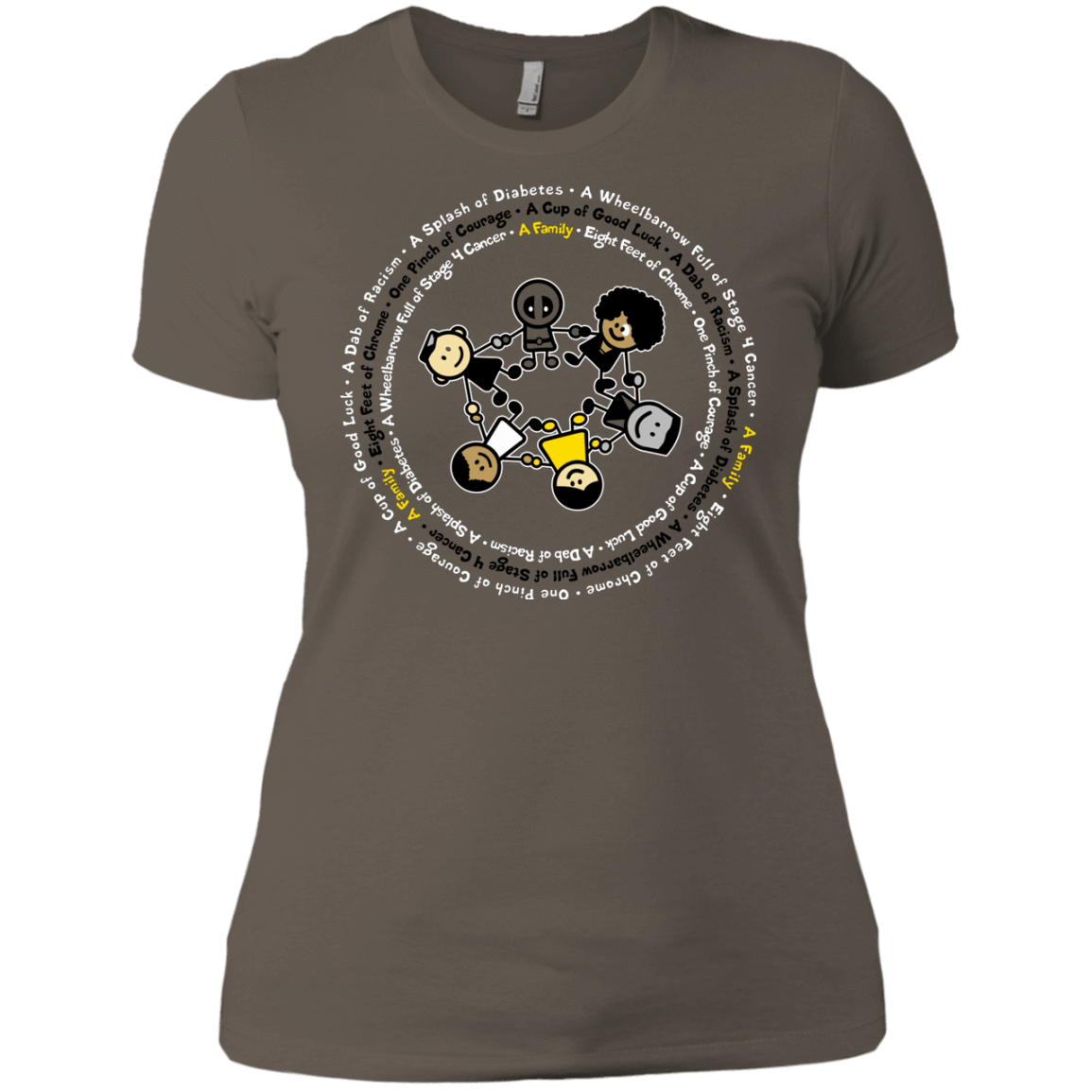 T-Shirts Warm Grey / X-Small Support Family Women's Premium T-Shirt