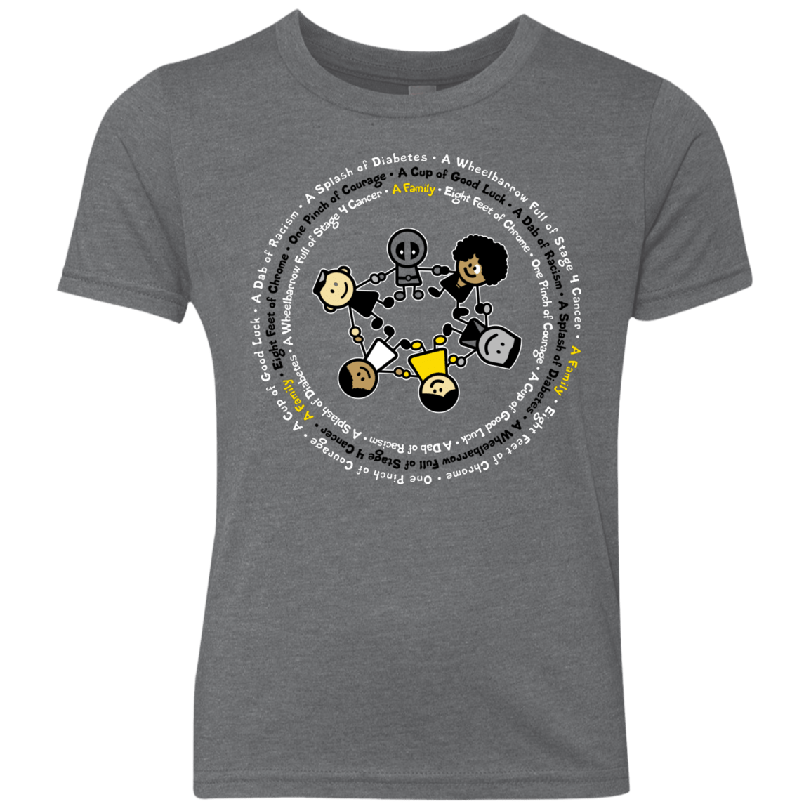 Support Family Youth Triblend T-Shirt