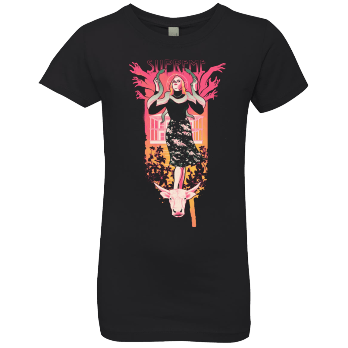 T-Shirts Black / YXS Supreme Girls Premium T-Shirt