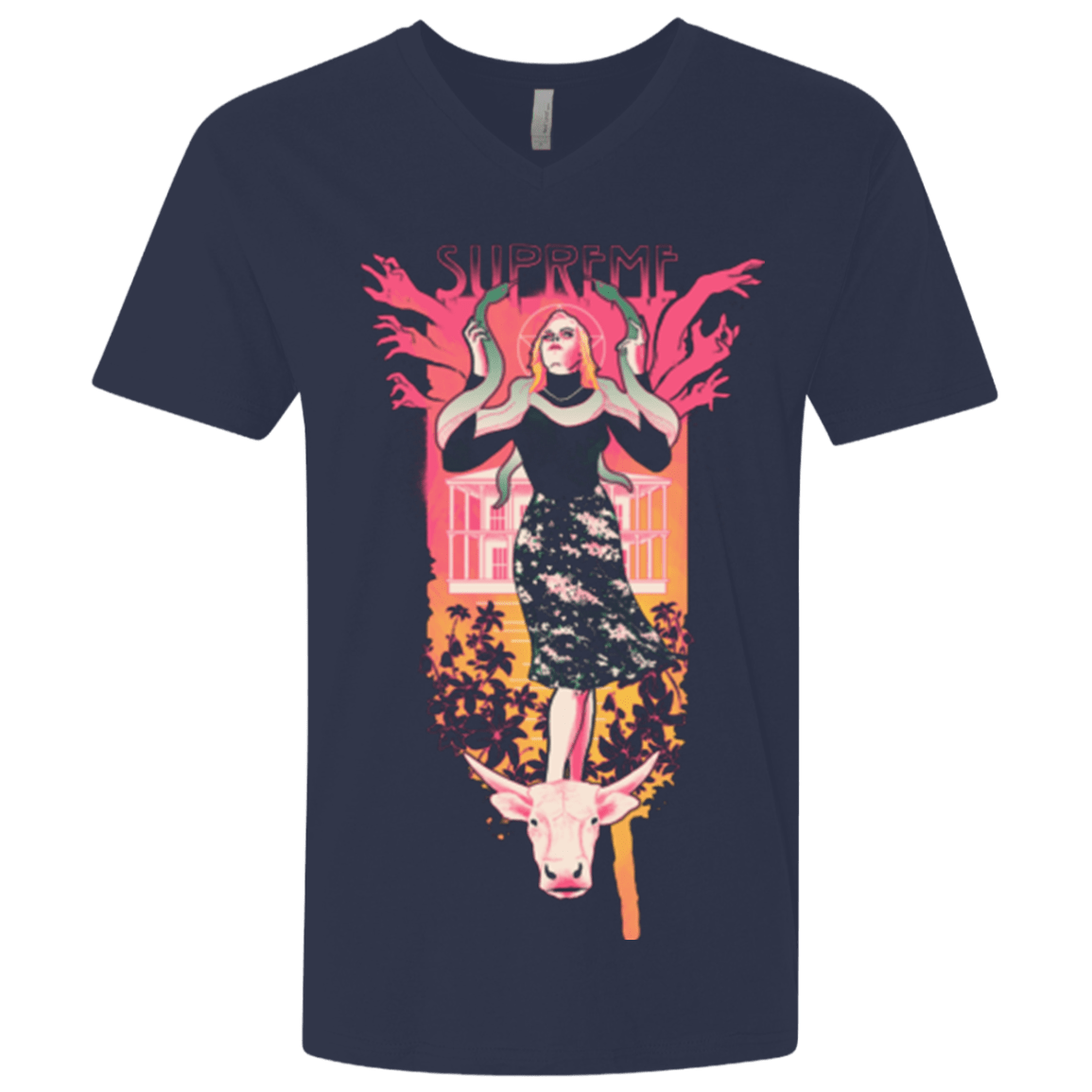 T-Shirts Midnight Navy / X-Small Supreme Men's Premium V-Neck