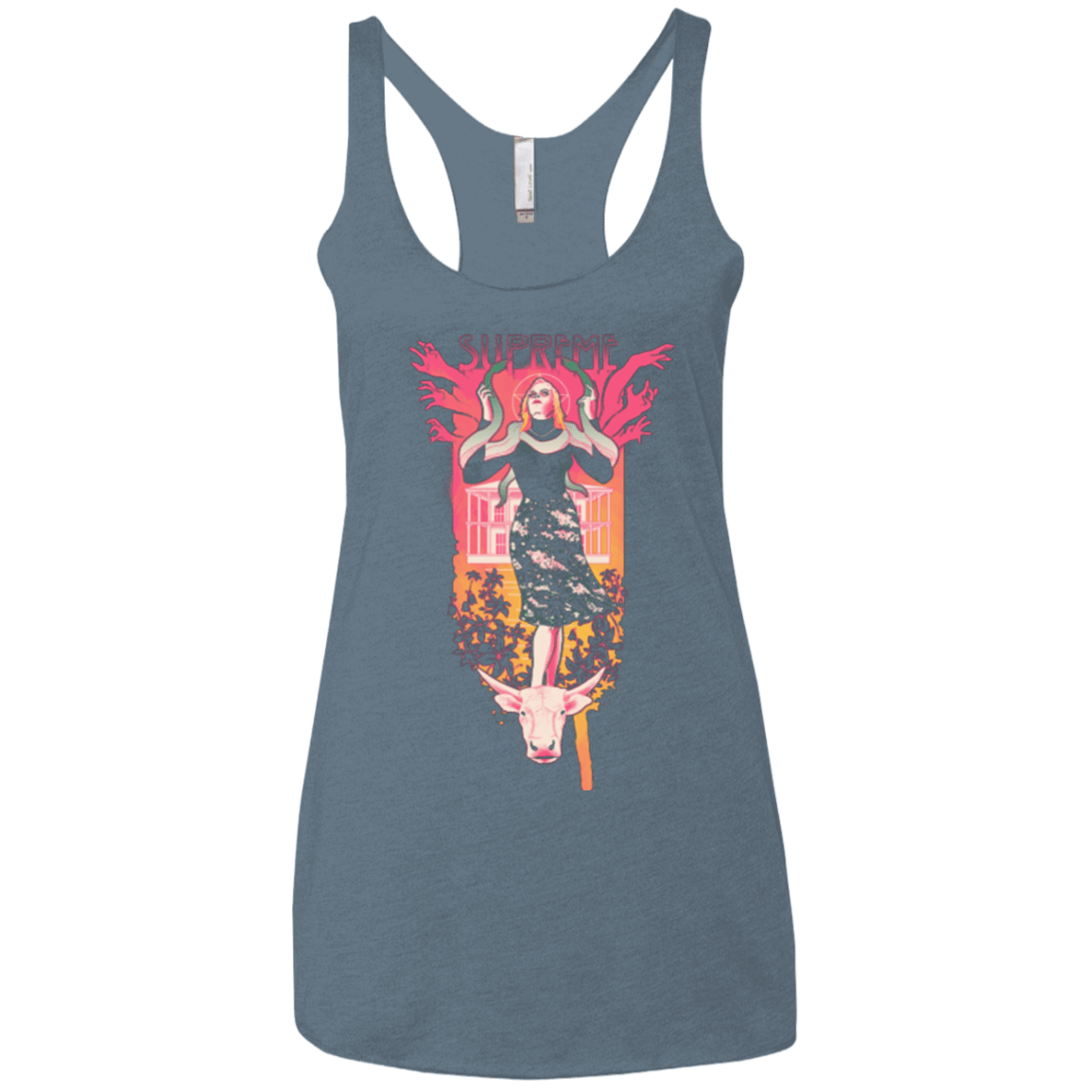 T-Shirts Indigo / X-Small Supreme Women's Triblend Racerback Tank