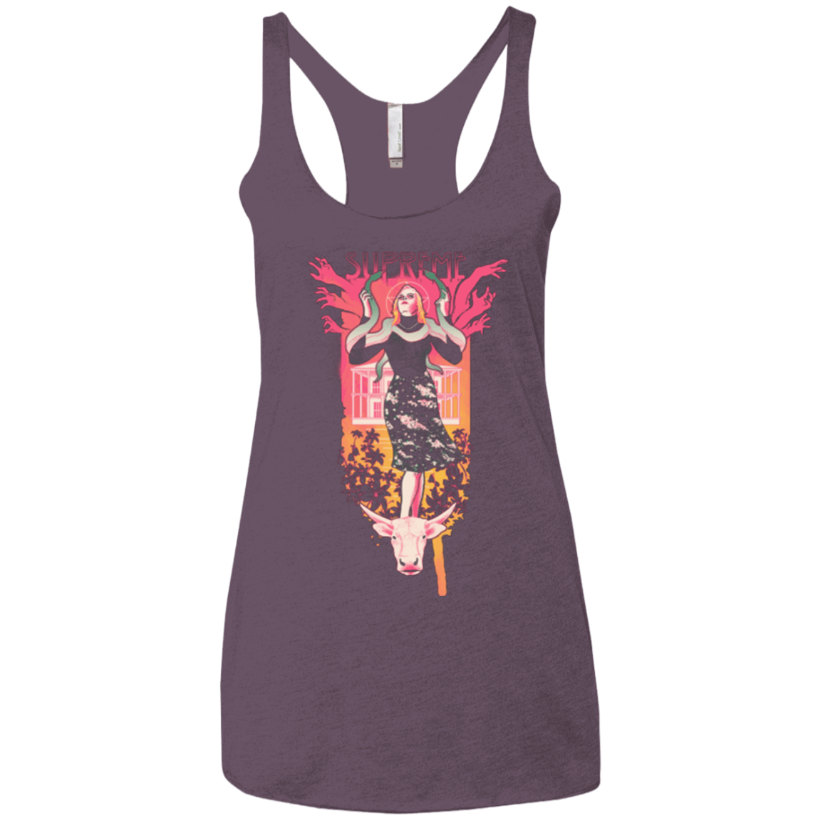 T-Shirts Vintage Purple / X-Small Supreme Women's Triblend Racerback Tank