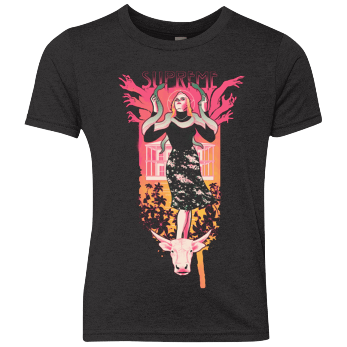 T-Shirts Vintage Black / YXS Supreme Youth Triblend T-Shirt