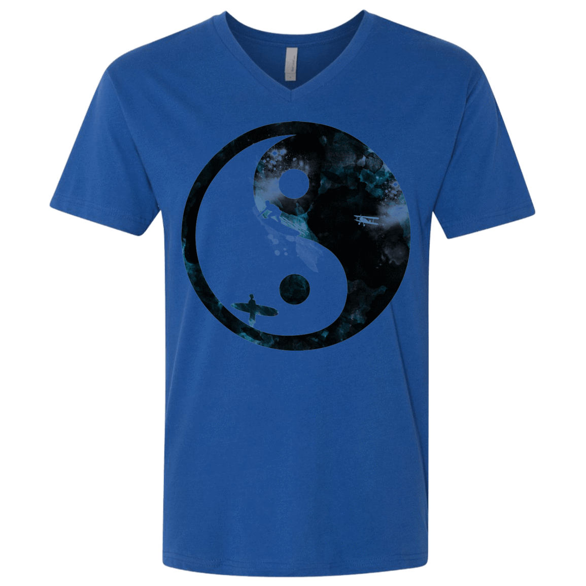 T-Shirts Royal / X-Small Surfin' Men's Premium V-Neck
