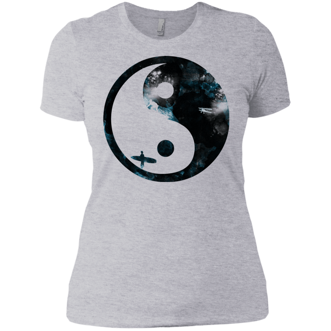 T-Shirts Heather Grey / X-Small Surfin' Women's Premium T-Shirt