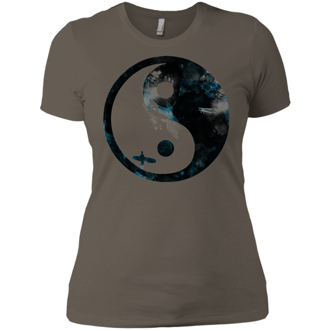 T-Shirts Warm Grey / X-Small Surfin' Women's Premium T-Shirt