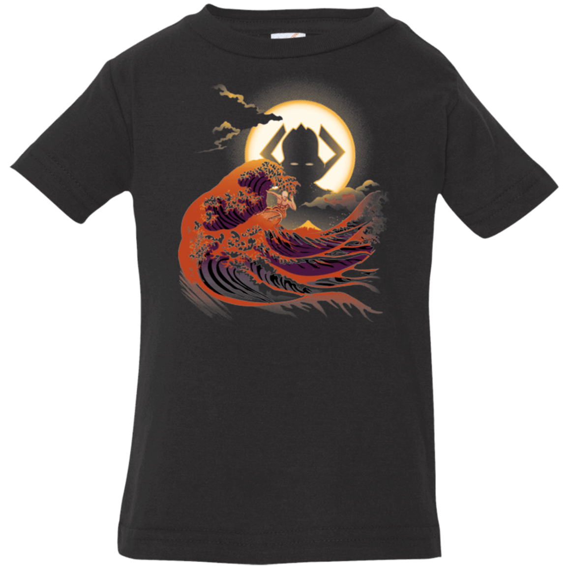 T-Shirts Black / 6 Months Surfing With The Alien Infant Premium T-Shirt