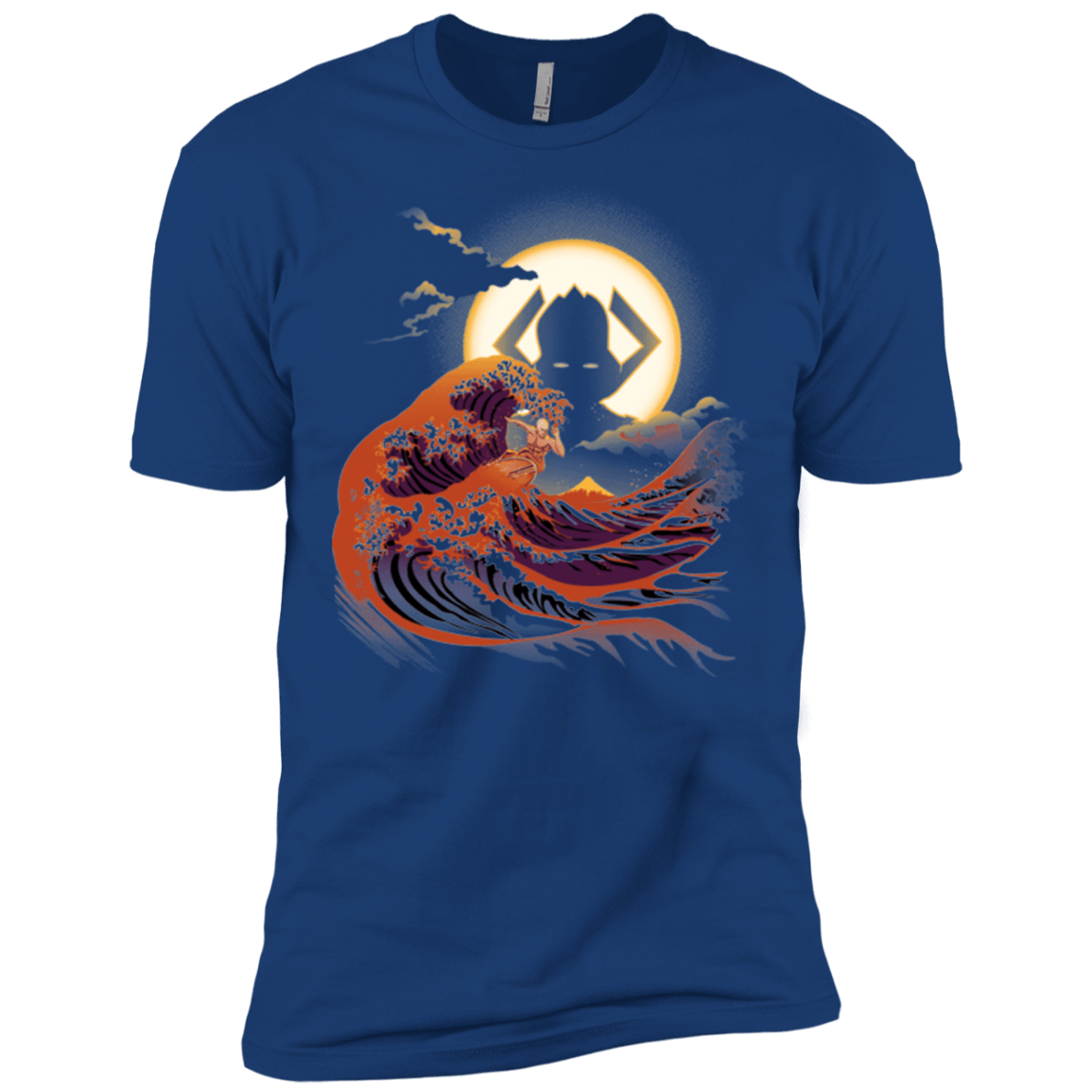T-Shirts Royal / X-Small Surfing With The Alien Men's Premium T-Shirt