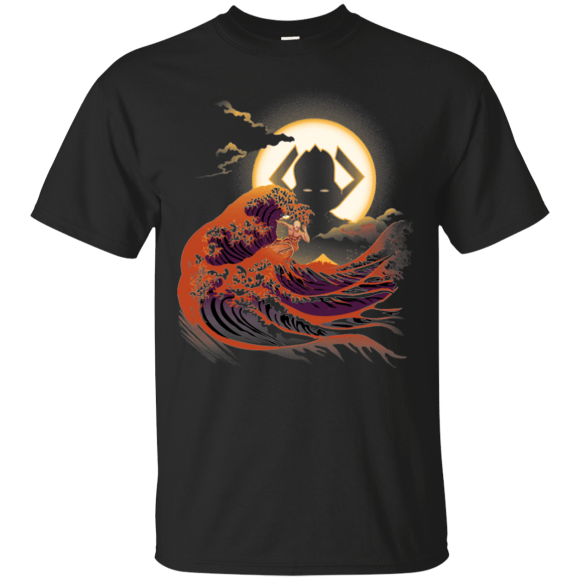 T-Shirts Black / Small Surfing With The Alien T-Shirt