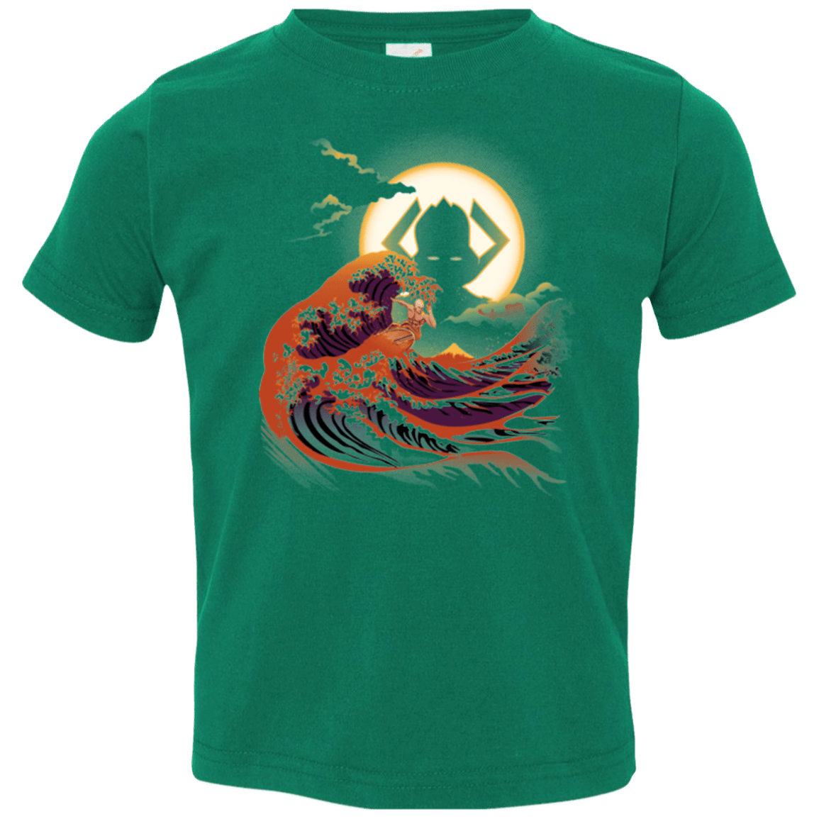 T-Shirts Kelly / 2T Surfing With The Alien Toddler Premium T-Shirt