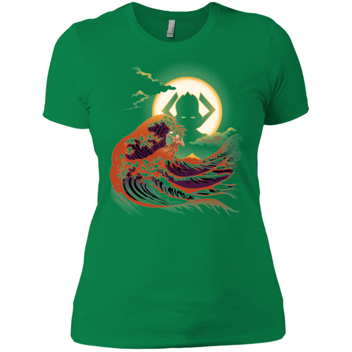 Surfing With The Alien Women's Premium T-Shirt
