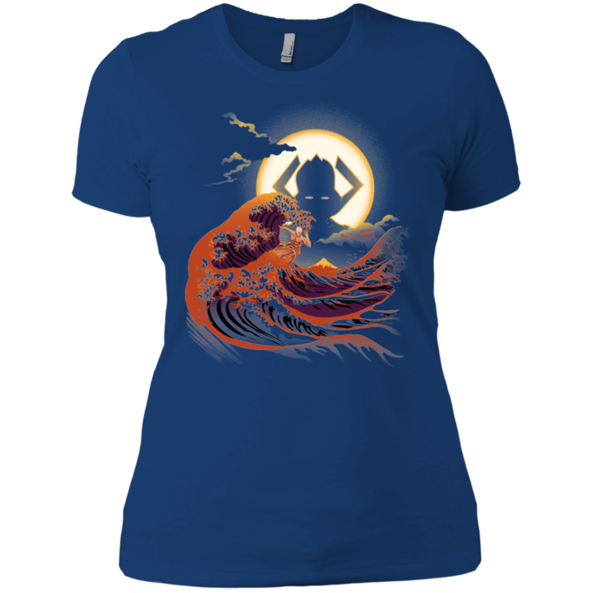 T-Shirts Royal / X-Small Surfing With The Alien Women's Premium T-Shirt