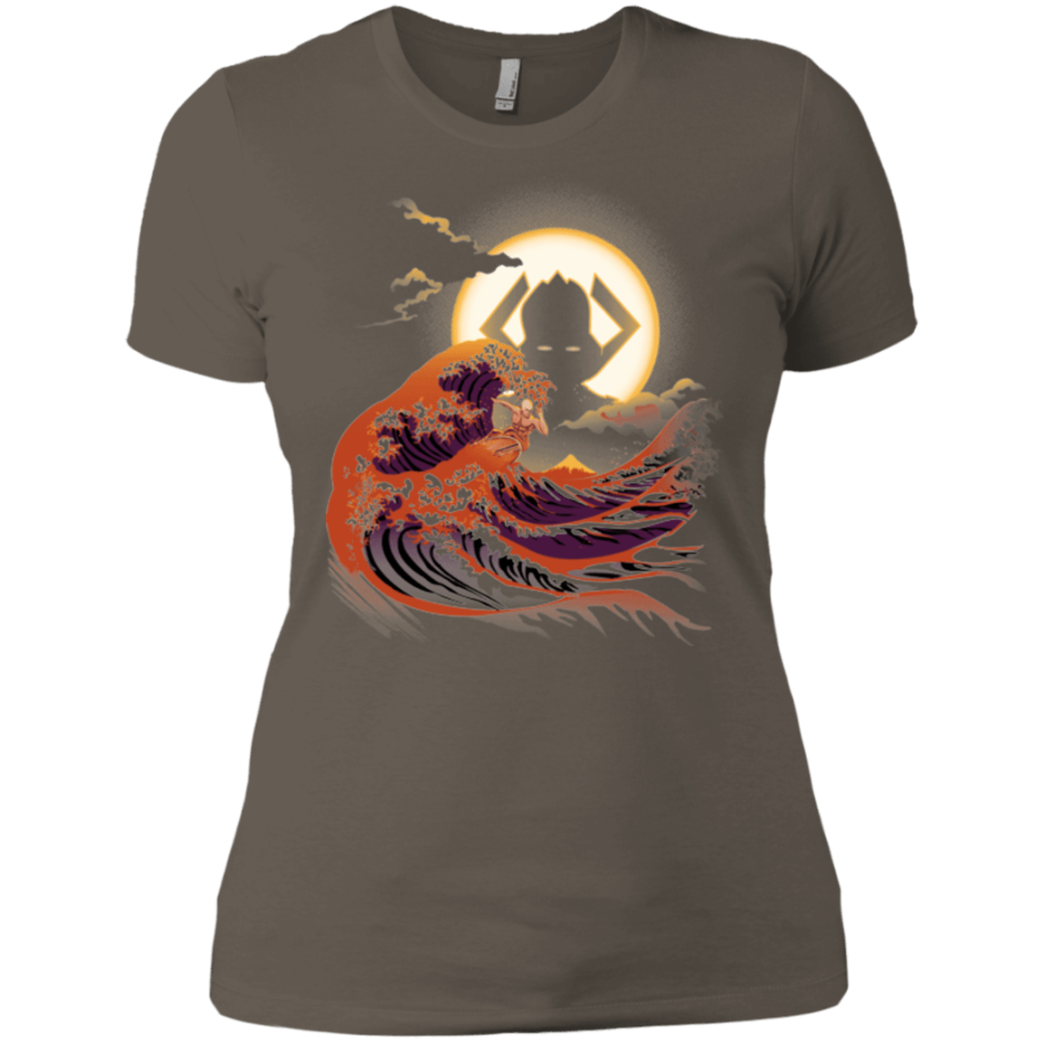 Surfing With The Alien Women's Premium T-Shirt