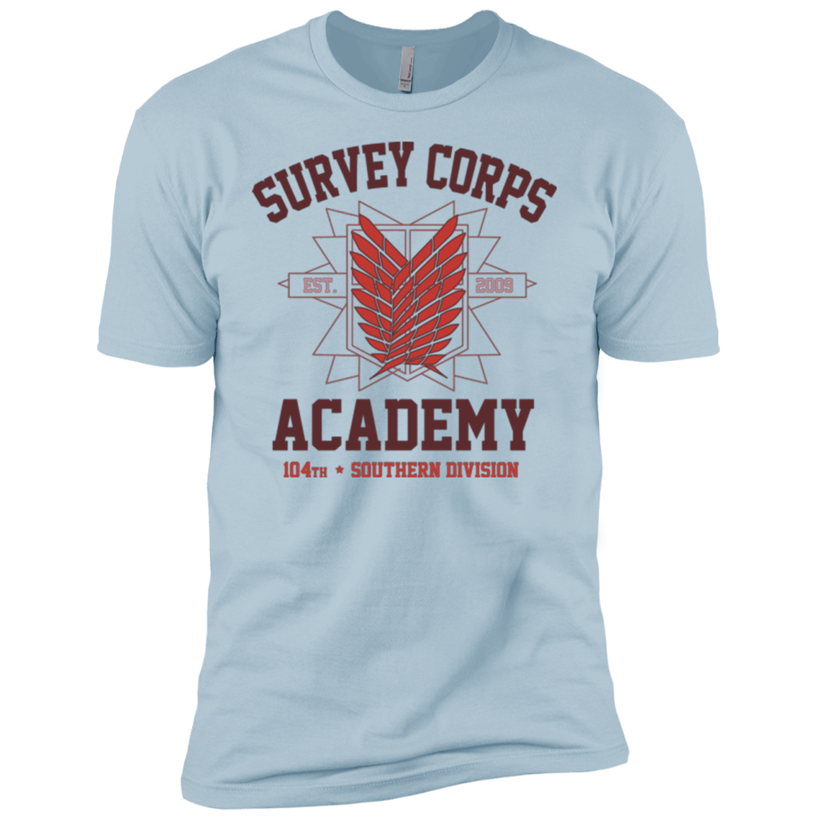 T-Shirts Light Blue / YXS Survey Corps Academy Boys Premium T-Shirt