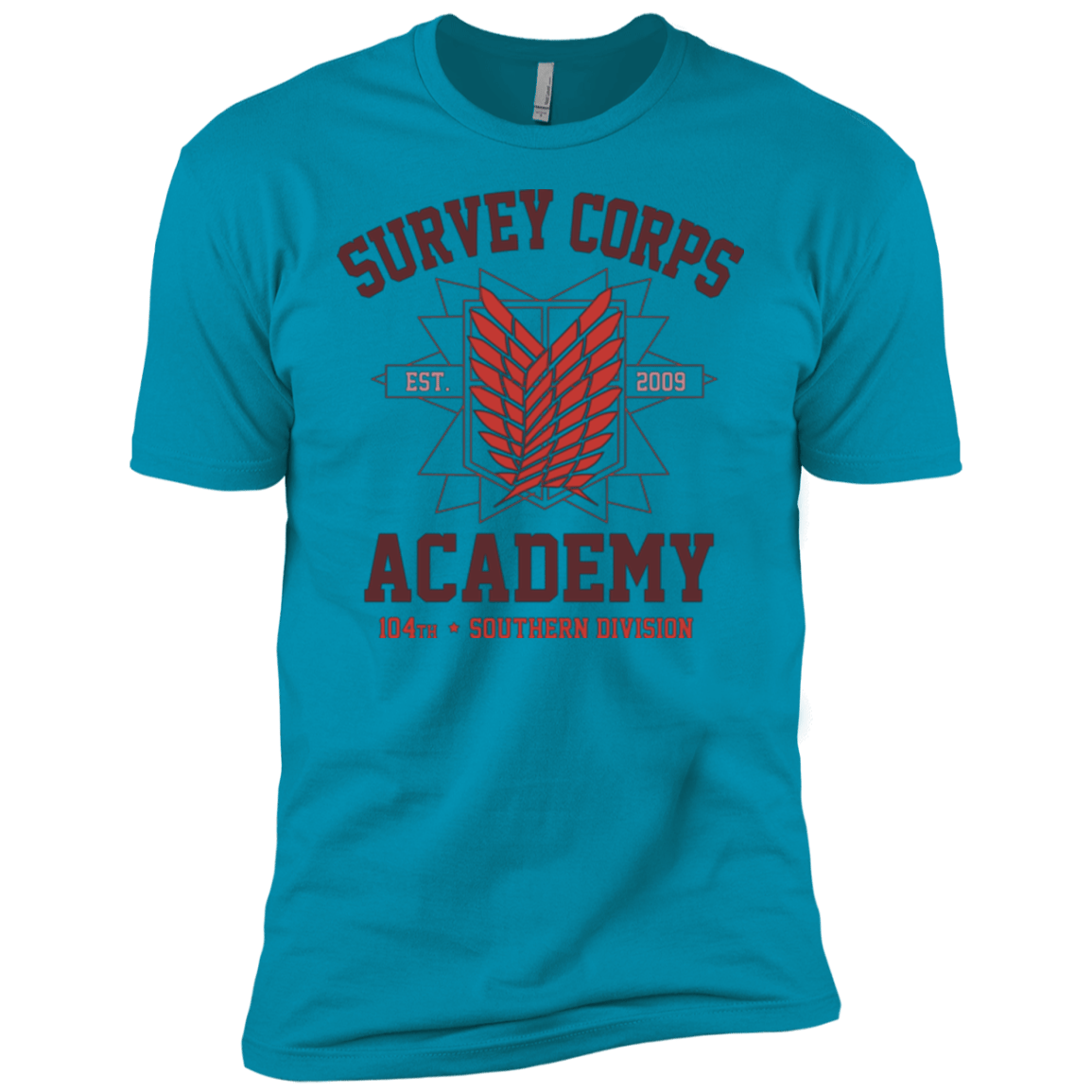 T-Shirts Turquoise / YXS Survey Corps Academy Boys Premium T-Shirt