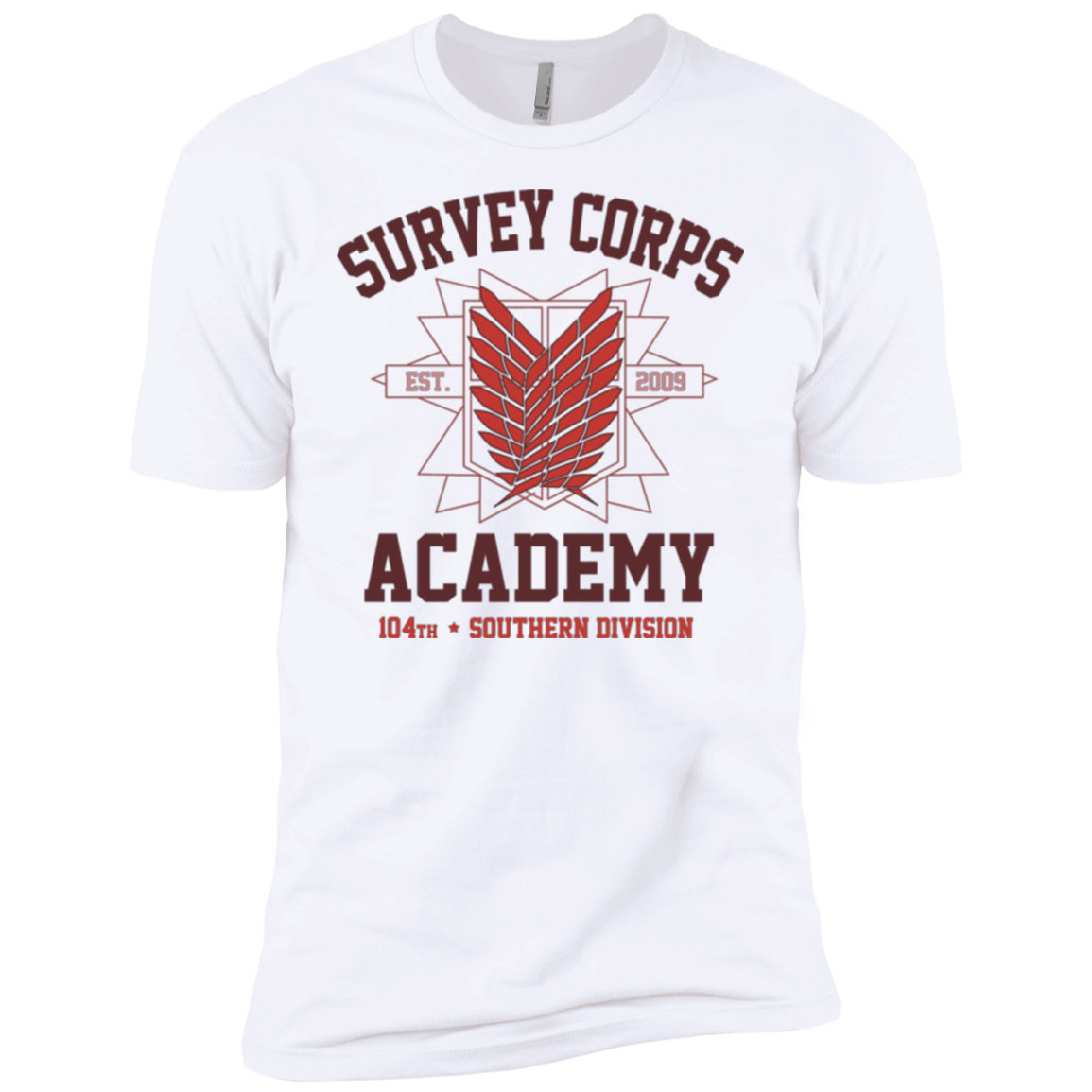 T-Shirts White / YXS Survey Corps Academy Boys Premium T-Shirt
