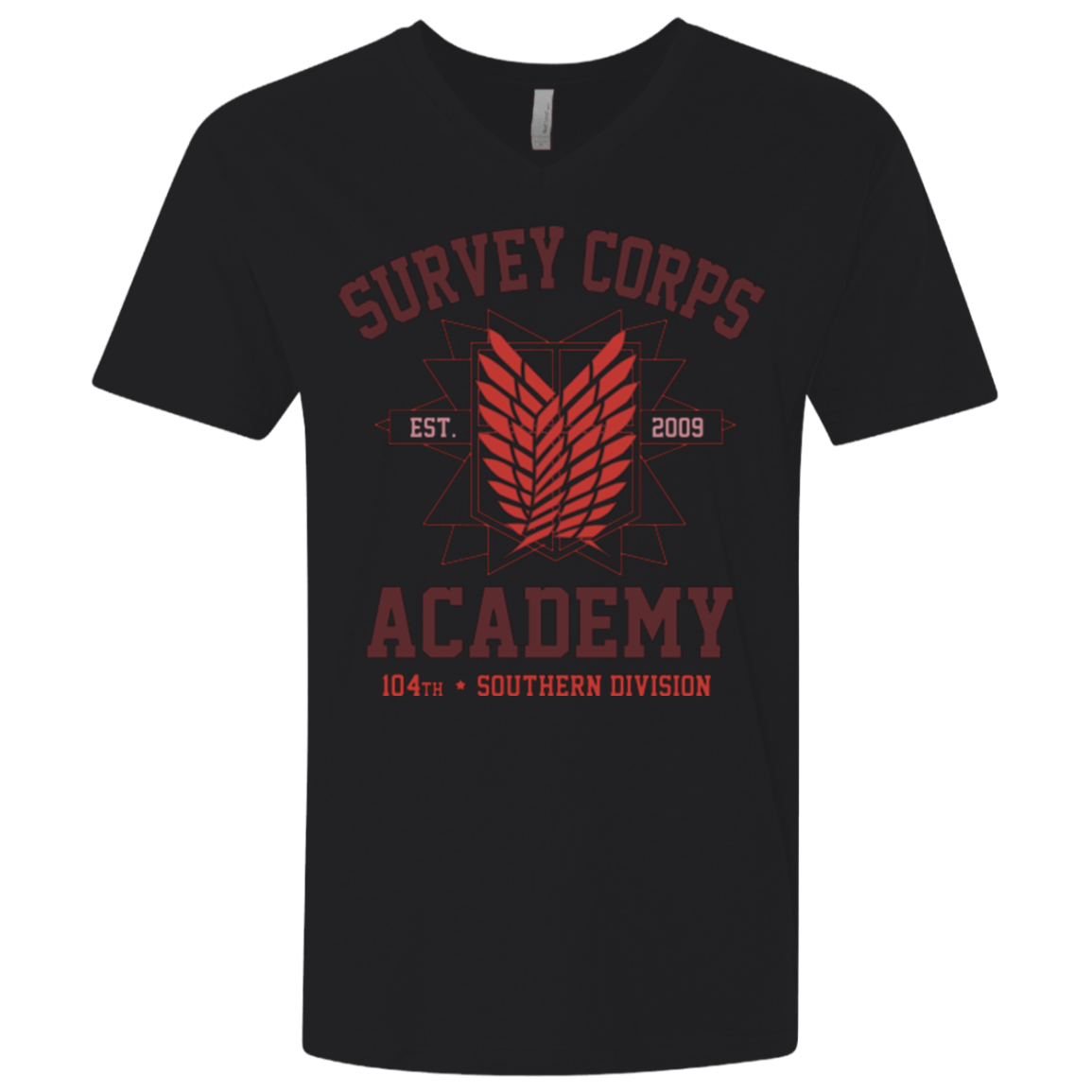T-Shirts Black / X-Small Survey Corps Academy Men's Premium V-Neck