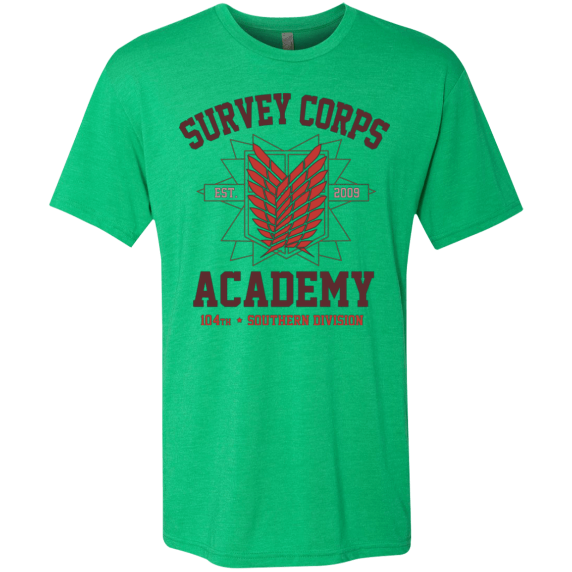 T-Shirts Envy / Small Survey Corps Academy Men's Triblend T-Shirt