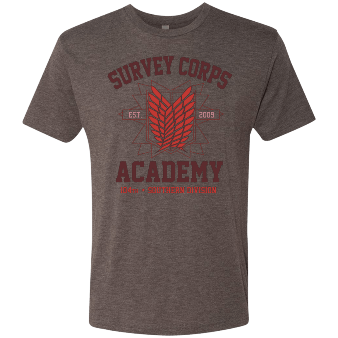 T-Shirts Macchiato / Small Survey Corps Academy Men's Triblend T-Shirt