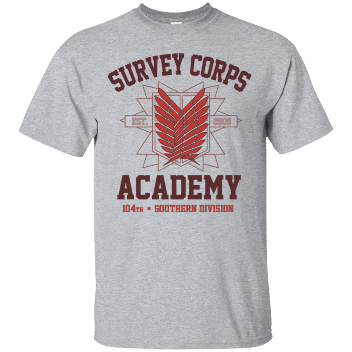 T-Shirts Sport Grey / Small Survey Corps Academy T-Shirt