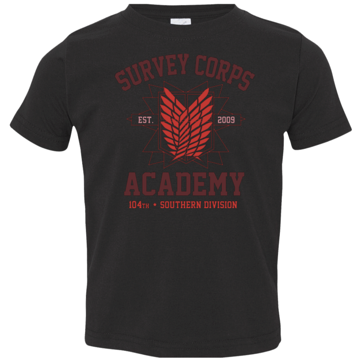 T-Shirts Black / 2T Survey Corps Academy Toddler Premium T-Shirt
