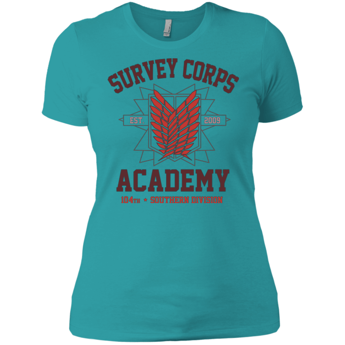 T-Shirts Tahiti Blue / X-Small Survey Corps Academy Women's Premium T-Shirt
