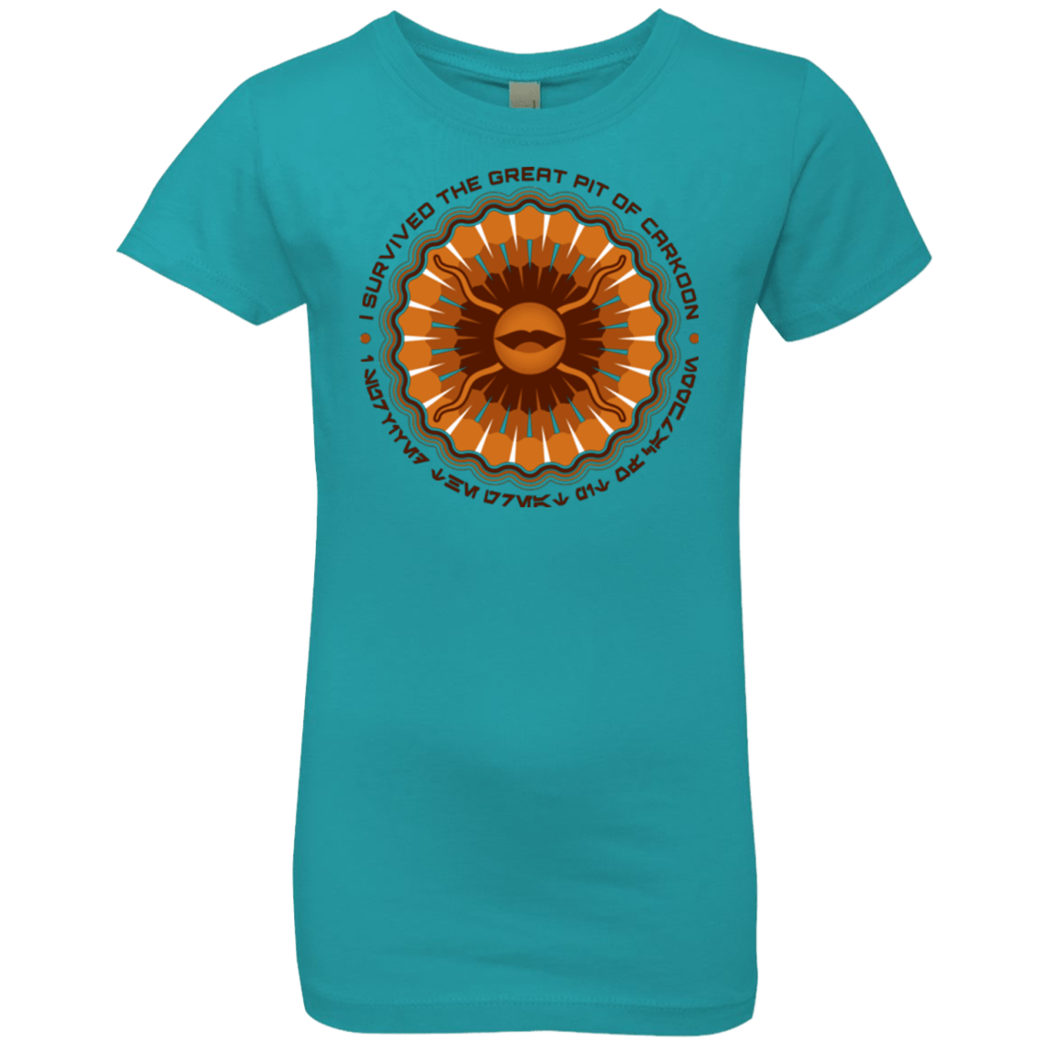 T-Shirts Tahiti Blue / YXS Surviving The Sarlacc Girls Premium T-Shirt