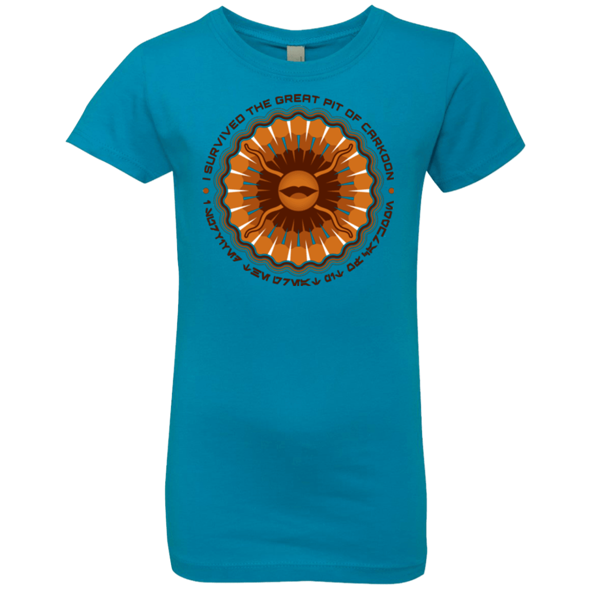 T-Shirts Turquoise / YXS Surviving The Sarlacc Girls Premium T-Shirt