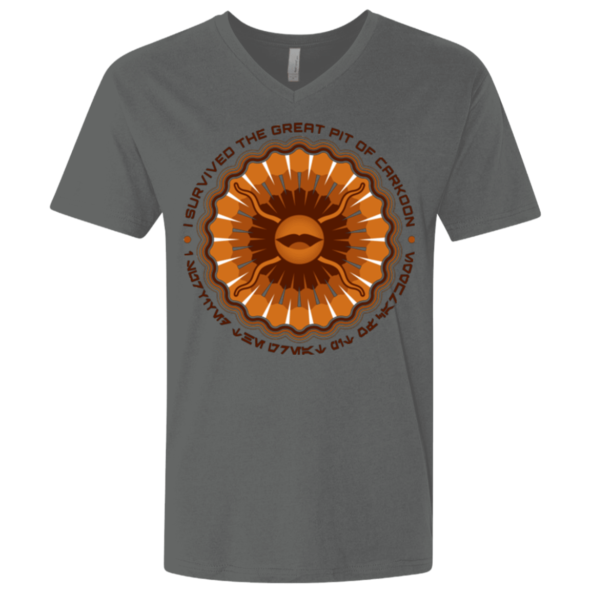 T-Shirts Heavy Metal / X-Small Surviving The Sarlacc Men's Premium V-Neck