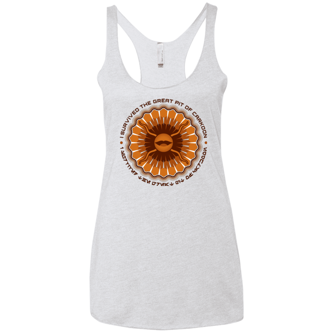 T-Shirts Heather White / X-Small Surviving The Sarlacc Women's Triblend Racerback Tank