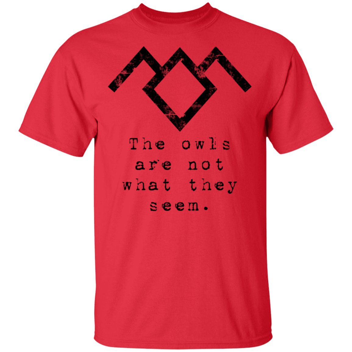 T-Shirts Red / S Suspicious owls T-Shirt