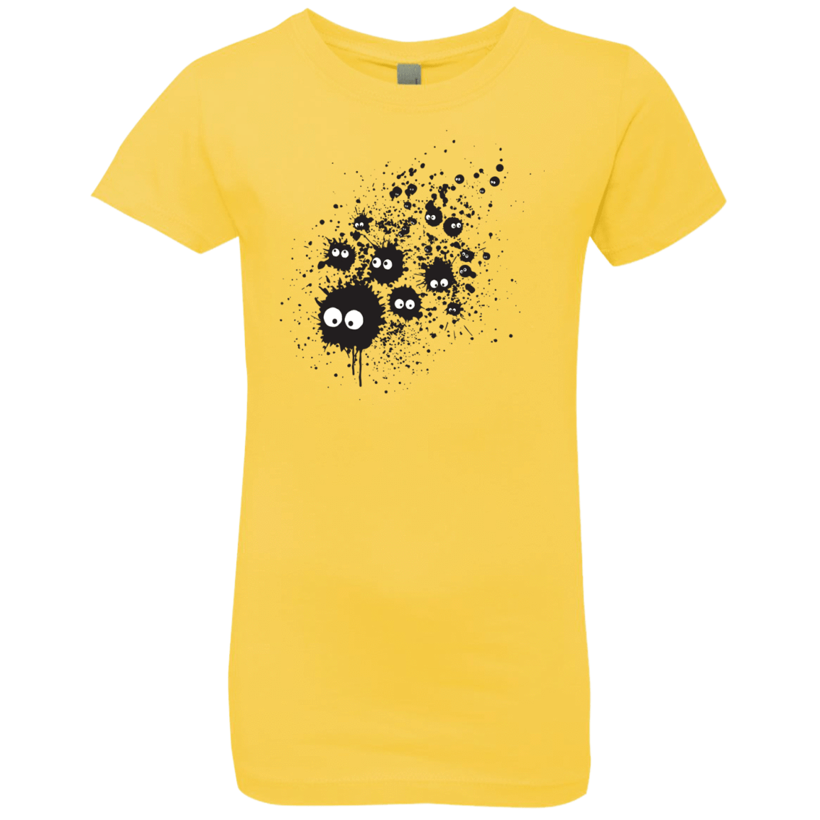 T-Shirts Vibrant Yellow / YXS Susuwatari Ink Girls Premium T-Shirt