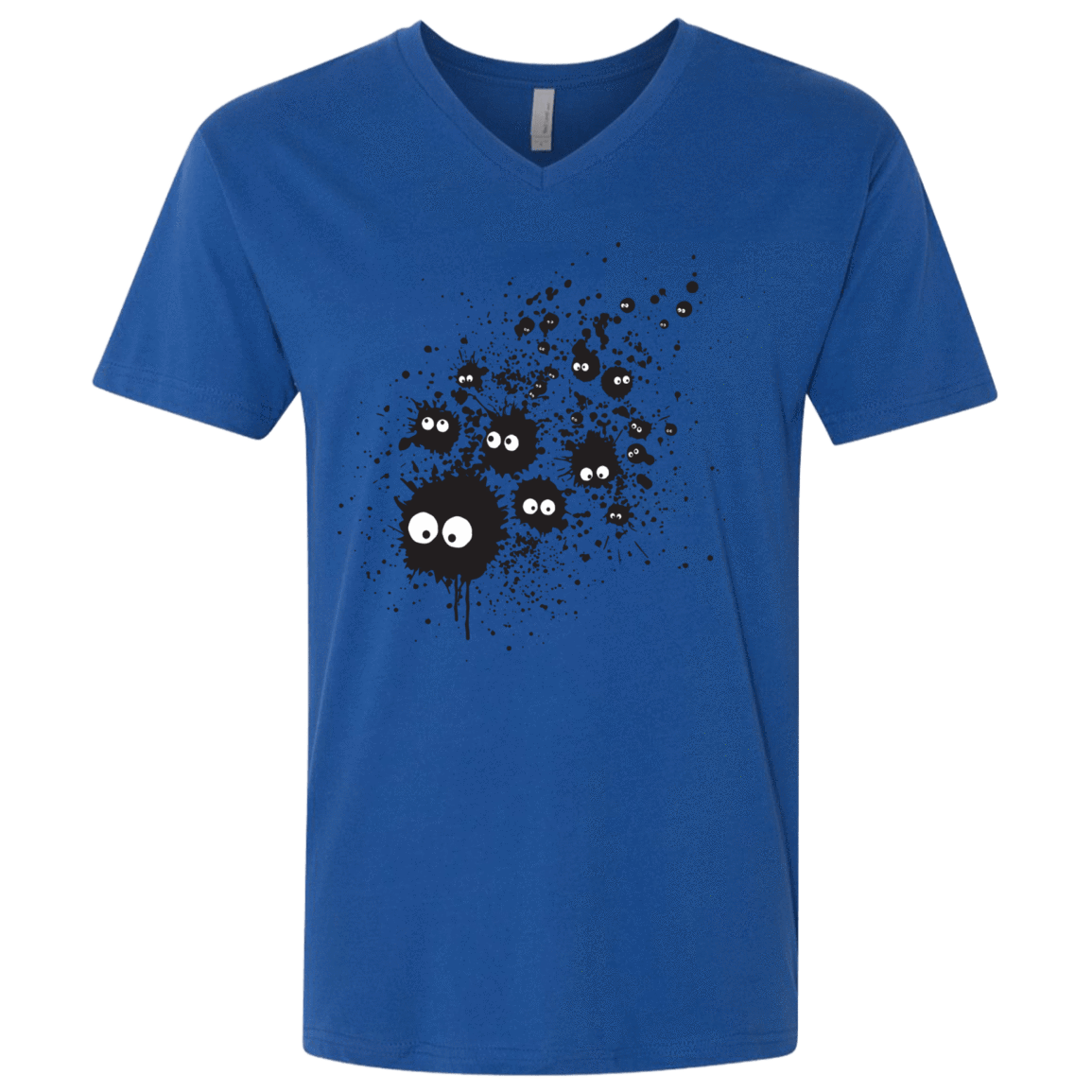 T-Shirts Royal / X-Small Susuwatari Ink Men's Premium V-Neck