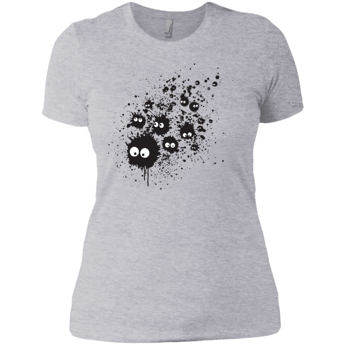 T-Shirts Heather Grey / X-Small Susuwatari Ink Women's Premium T-Shirt