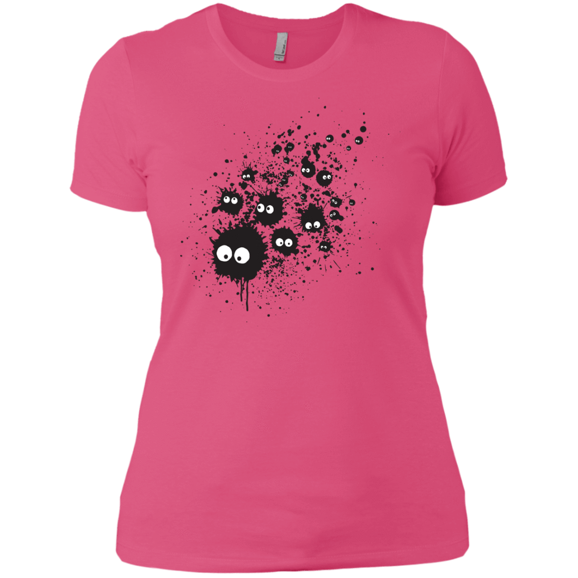 T-Shirts Hot Pink / X-Small Susuwatari Ink Women's Premium T-Shirt