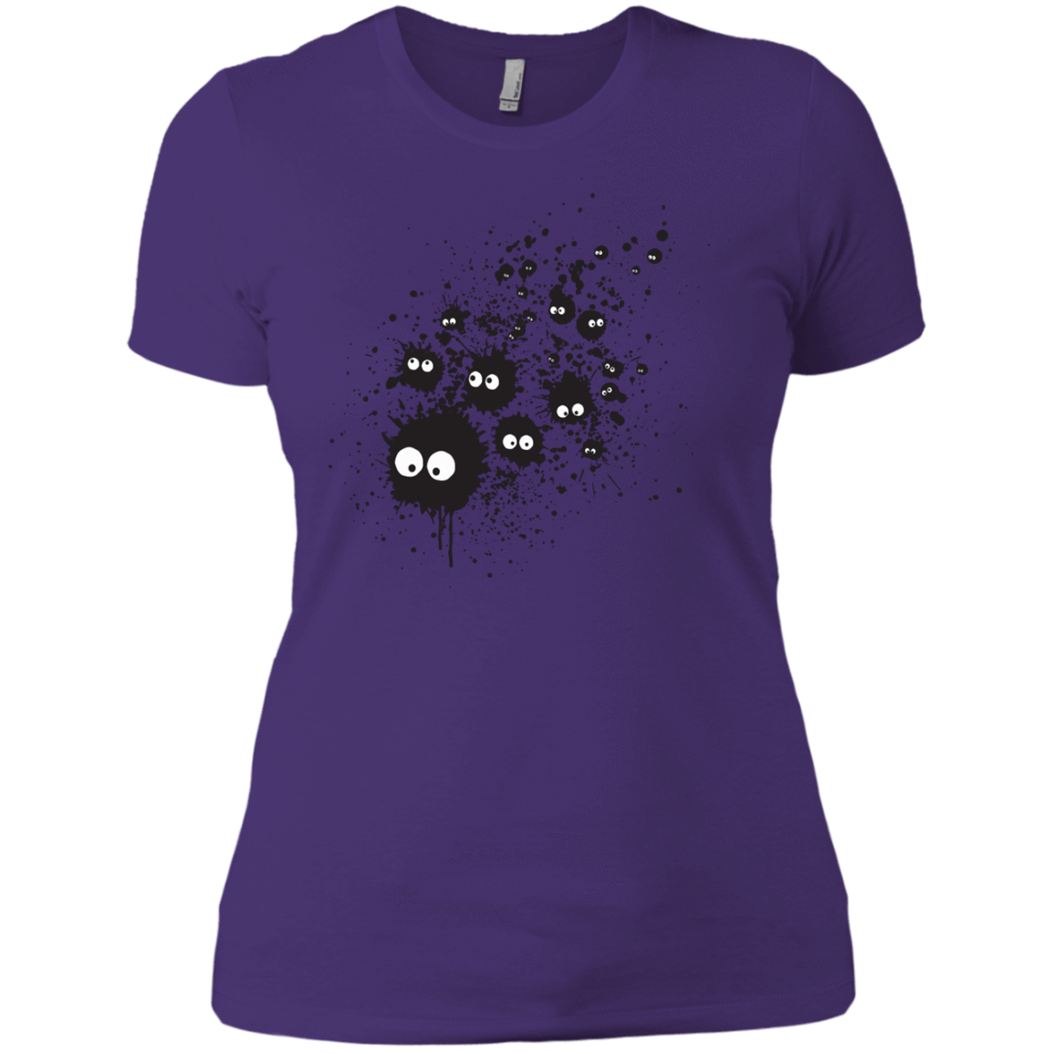 T-Shirts Purple Rush/ / X-Small Susuwatari Ink Women's Premium T-Shirt
