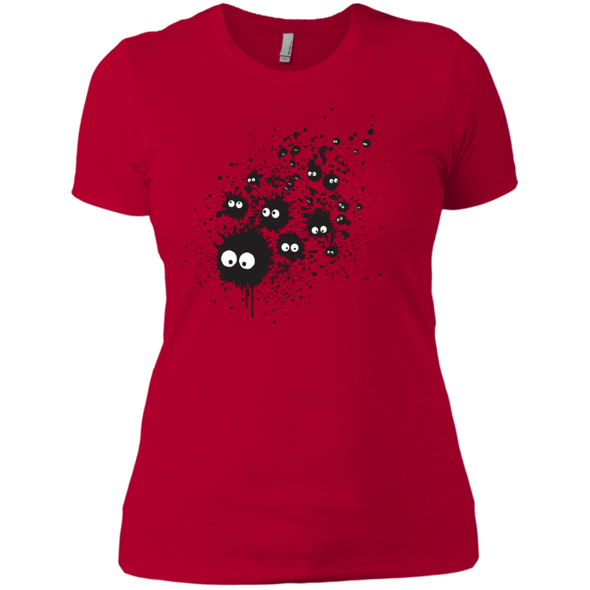 T-Shirts Red / X-Small Susuwatari Ink Women's Premium T-Shirt
