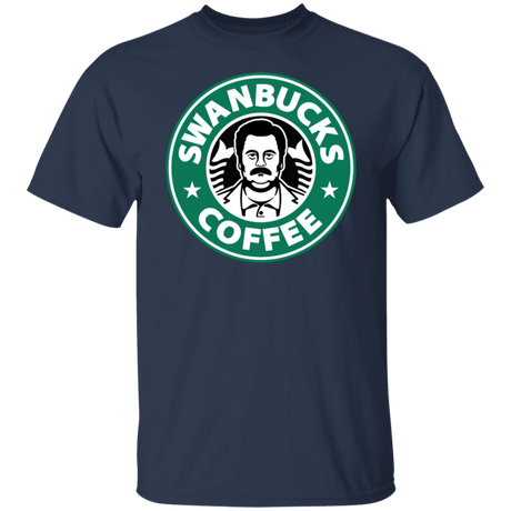 T-Shirts Navy / S Swanbucks Coffee T-Shirt