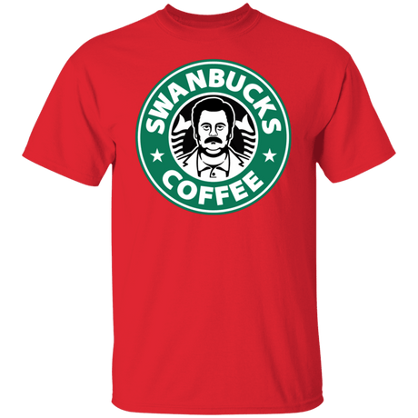 T-Shirts Red / S Swanbucks Coffee T-Shirt