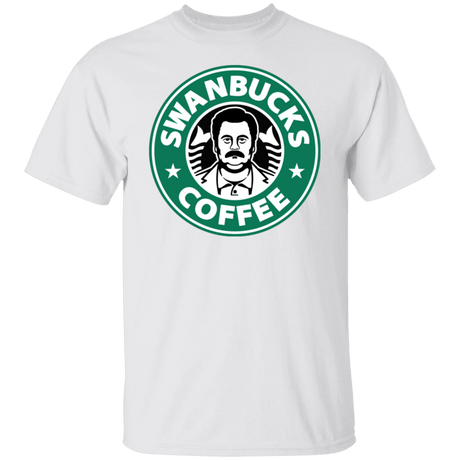 T-Shirts White / S Swanbucks Coffee T-Shirt