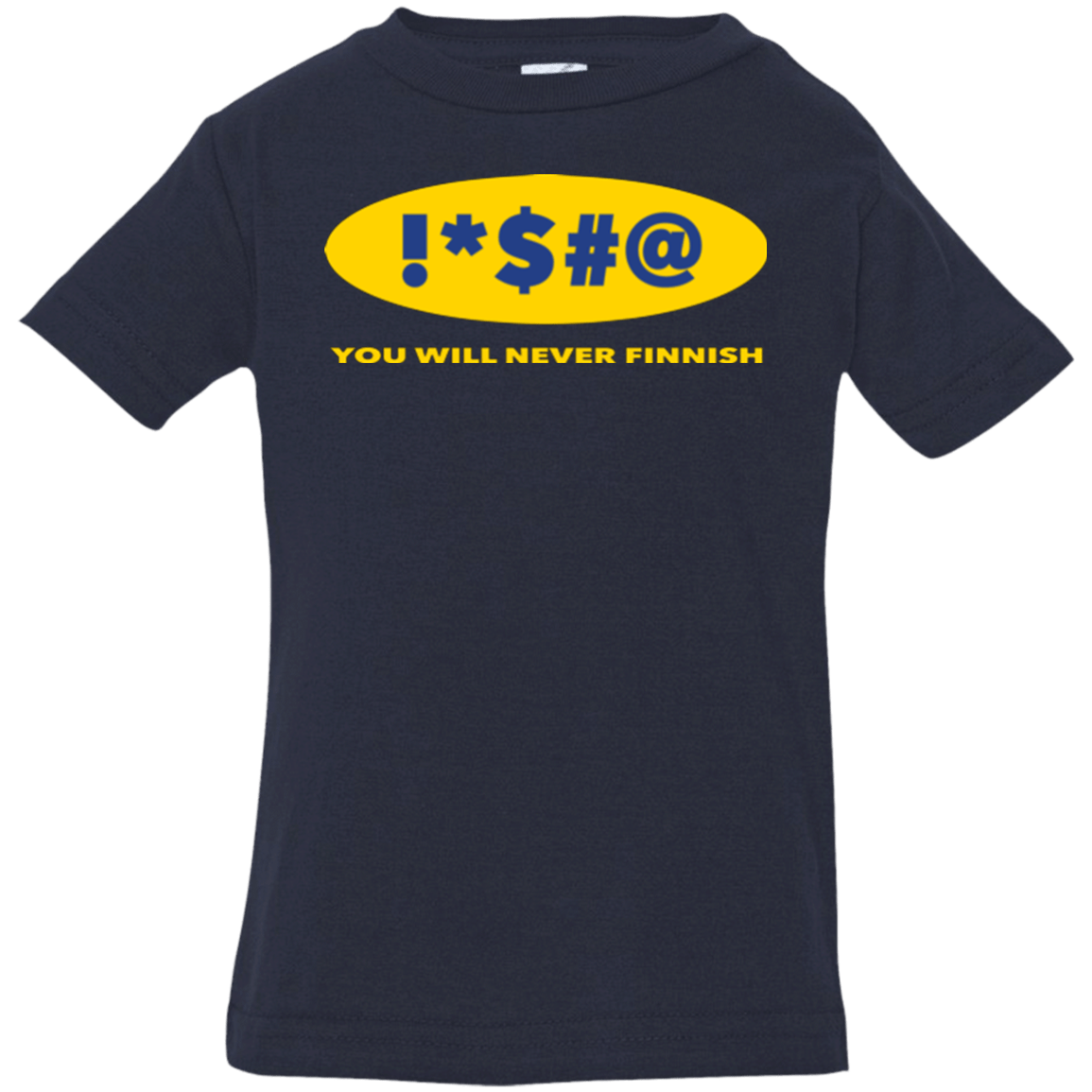 T-Shirts Navy / 6 Months Swearing Never Finnish Infant Premium T-Shirt