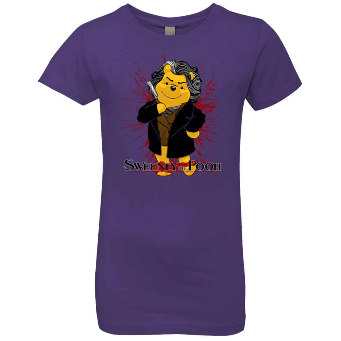 T-Shirts Purple Rush / YXS Sweeney the Pooh Girls Premium T-Shirt