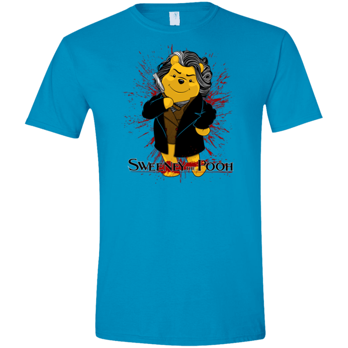 T-Shirts Sapphire / S Sweeney the Pooh Men's Semi-Fitted Softstyle