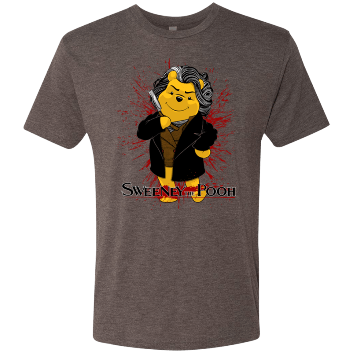 T-Shirts Macchiato / S Sweeney the Pooh Men's Triblend T-Shirt