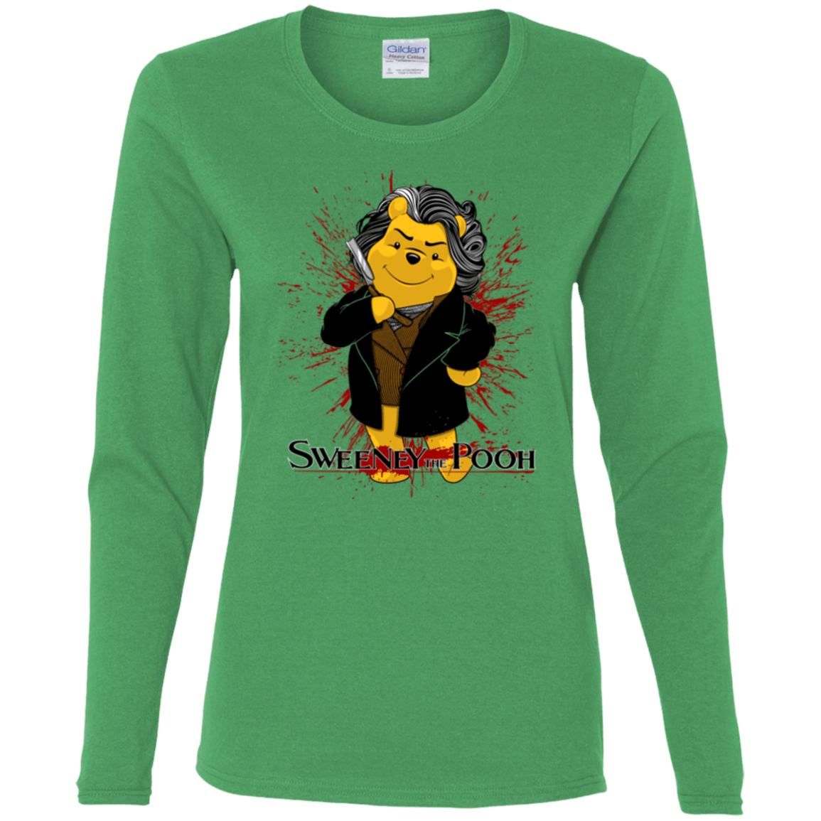 T-Shirts Irish Green / S Sweeney the Pooh Women's Long Sleeve T-Shirt