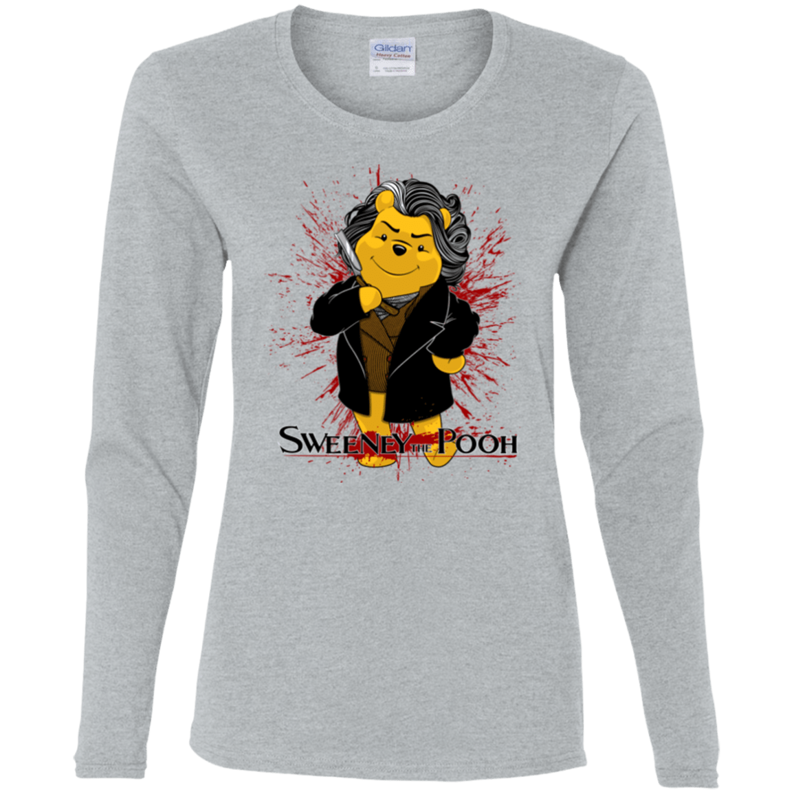 T-Shirts Sport Grey / S Sweeney the Pooh Women's Long Sleeve T-Shirt