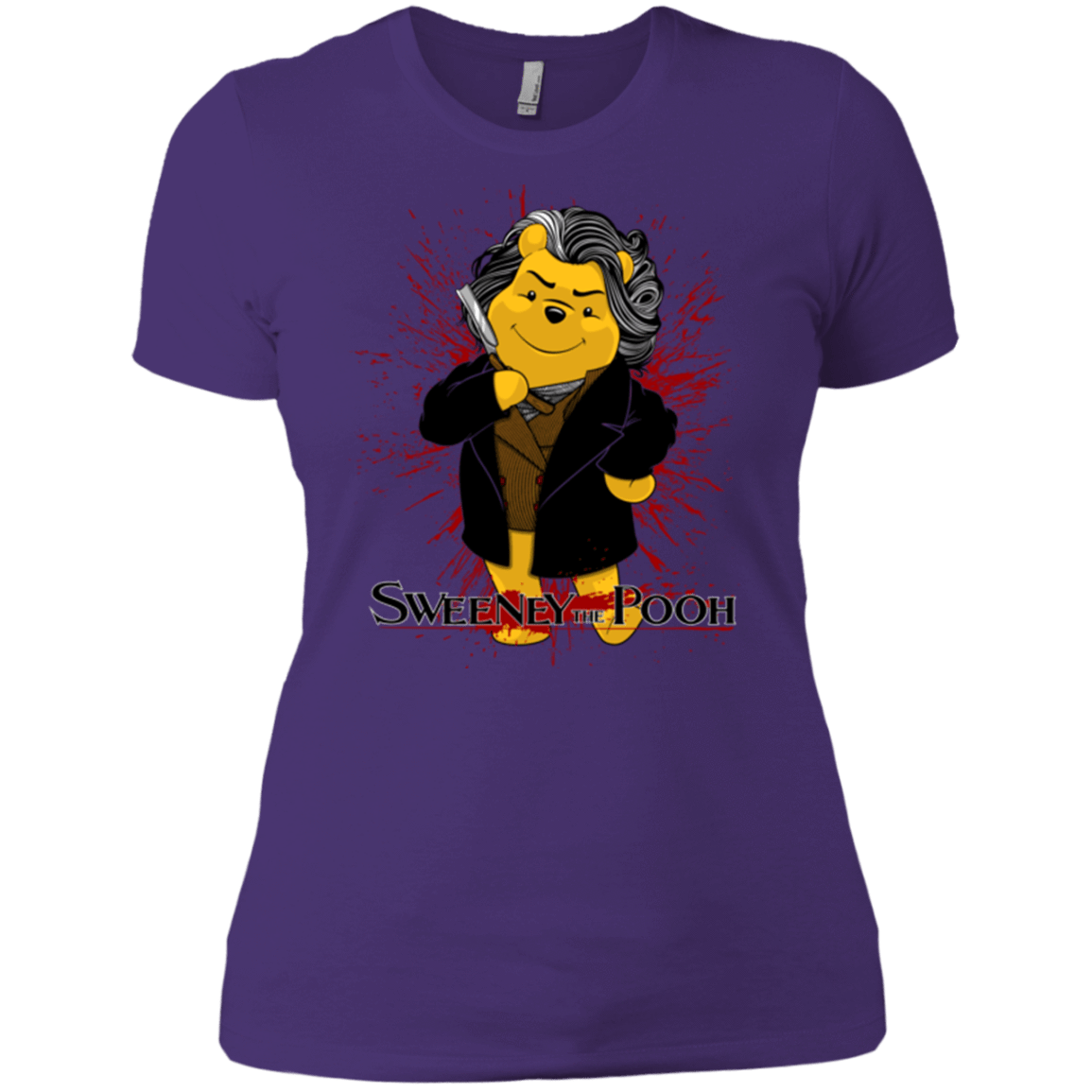 T-Shirts Purple Rush/ / X-Small Sweeney the Pooh Women's Premium T-Shirt